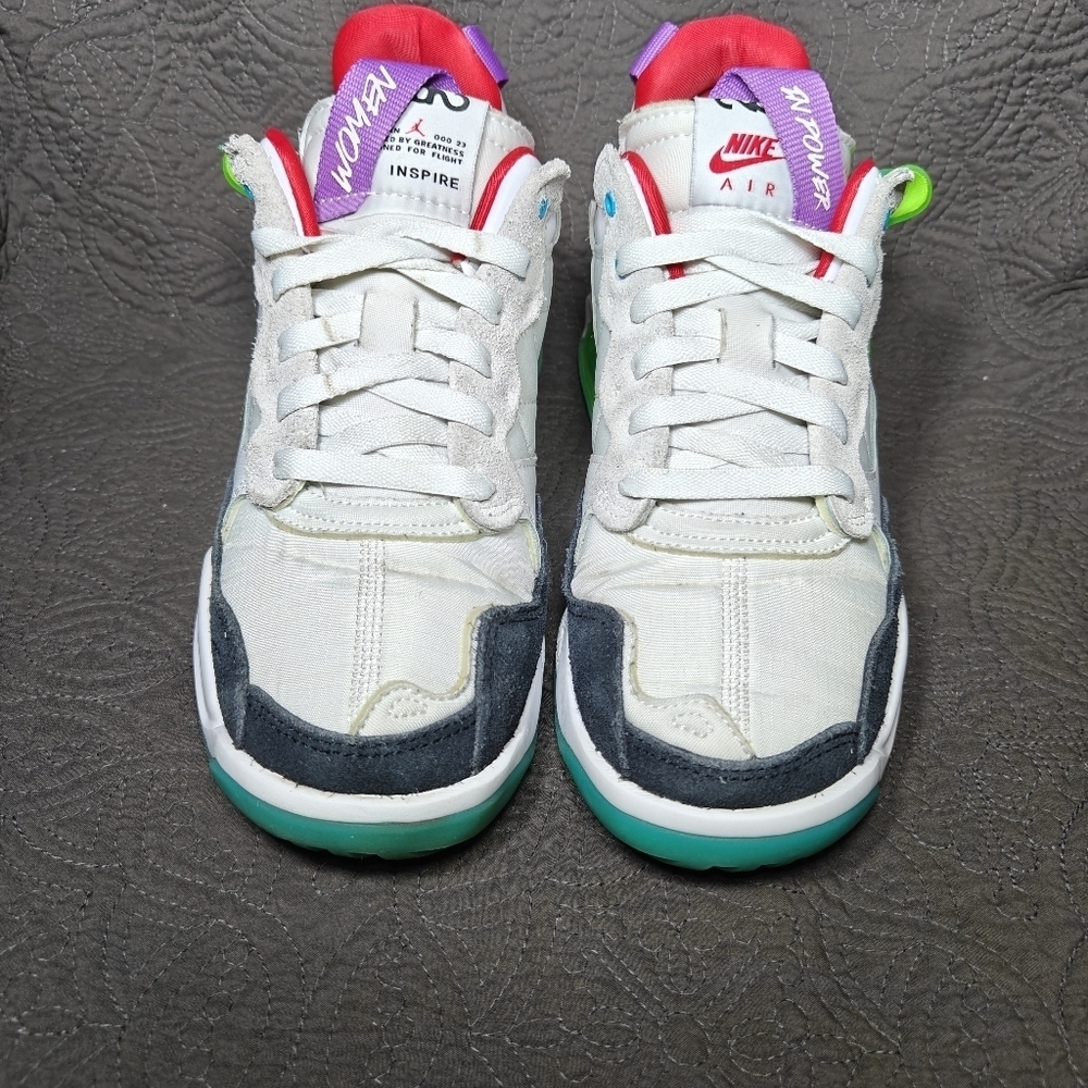 Nike Jordan MA2 Greatest Gift White Black Red Sneaker Women's Shoes Size 10 - Picture 2 of 12